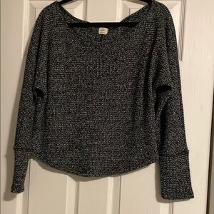 O’Neill Dark Navy and White Knit Top